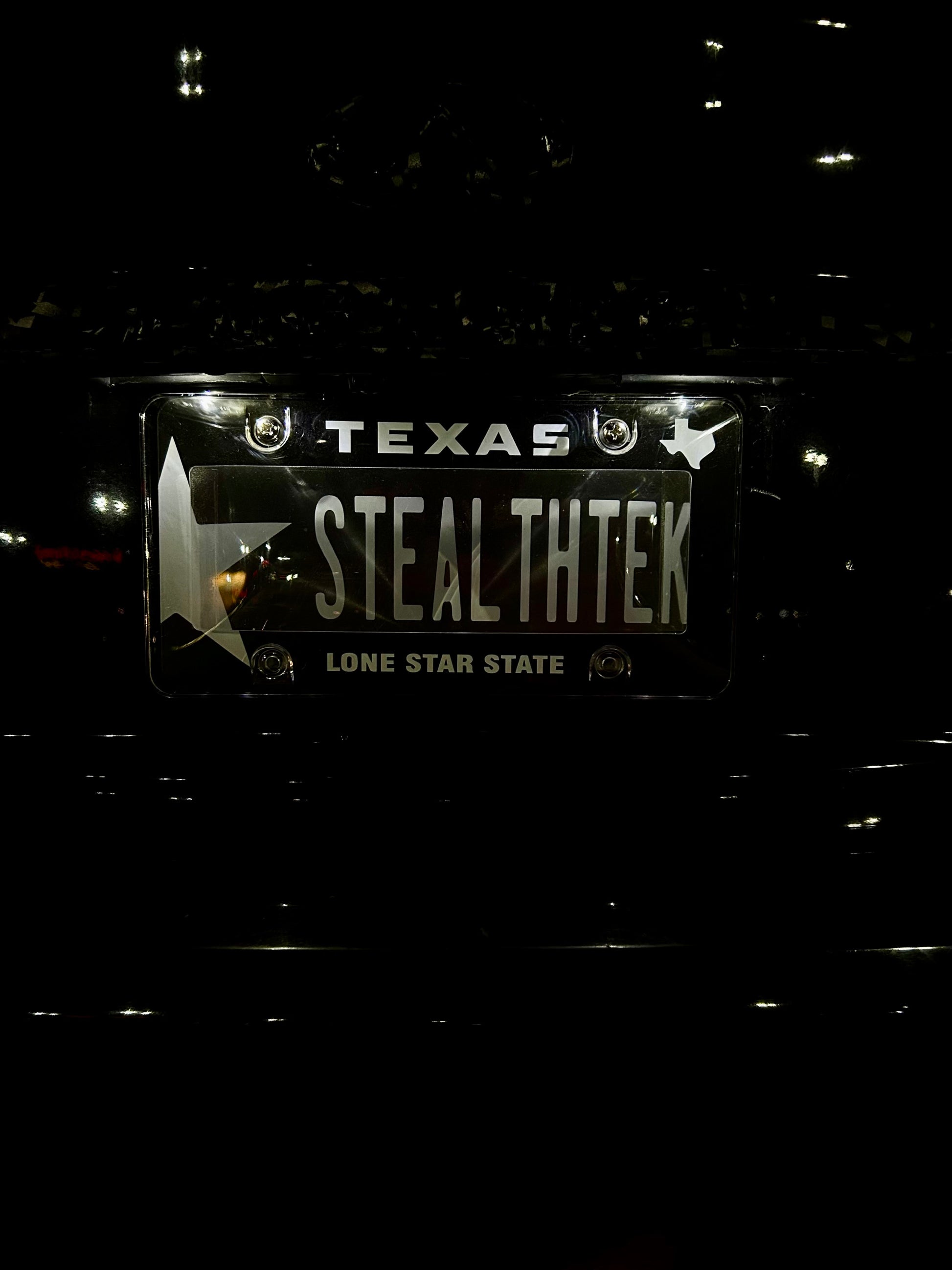 StealthTek untinted plate privacy shield